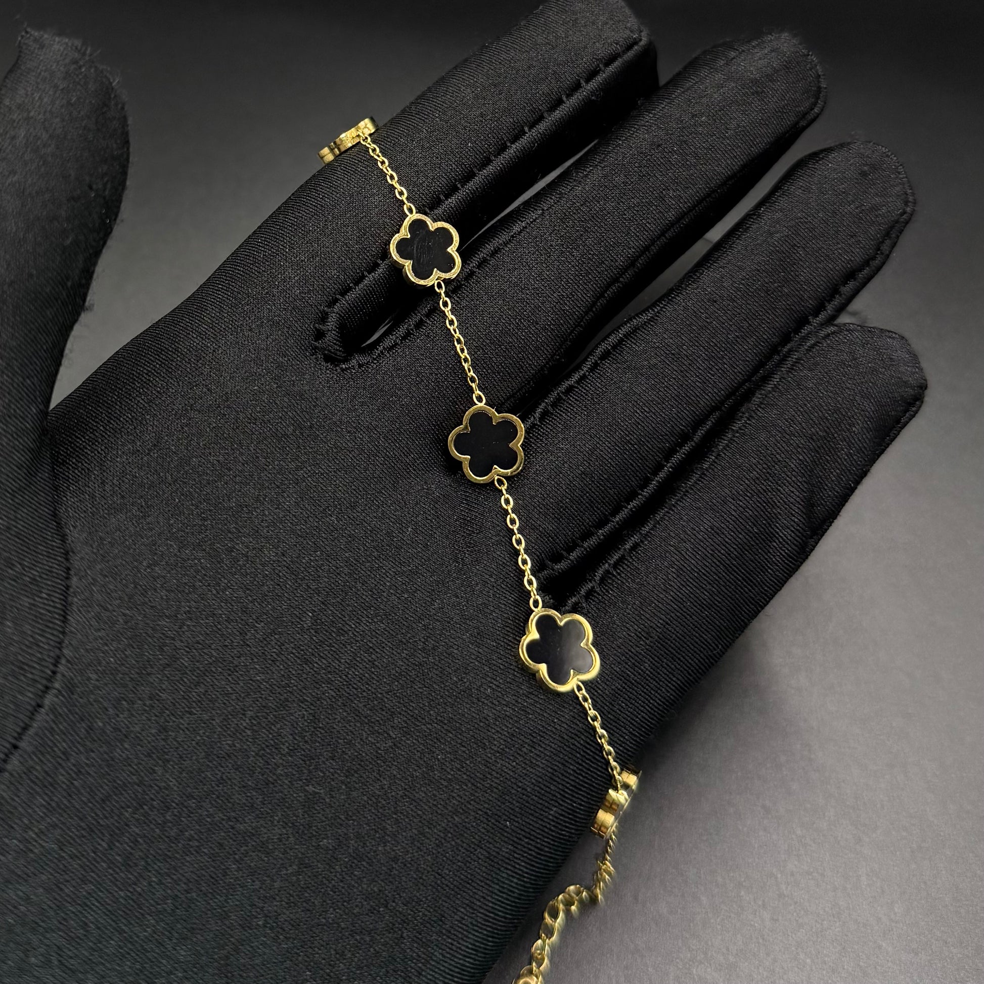 EDELSTAHL "CLOVER" ARMBAND - ICERAIN JEWELRY