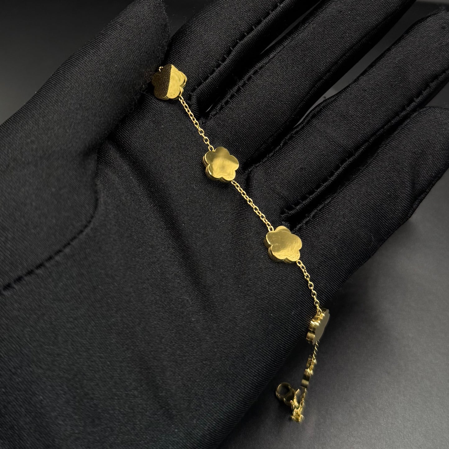 EDELSTAHL "CLOVER" ARMBAND - ICERAIN JEWELRY