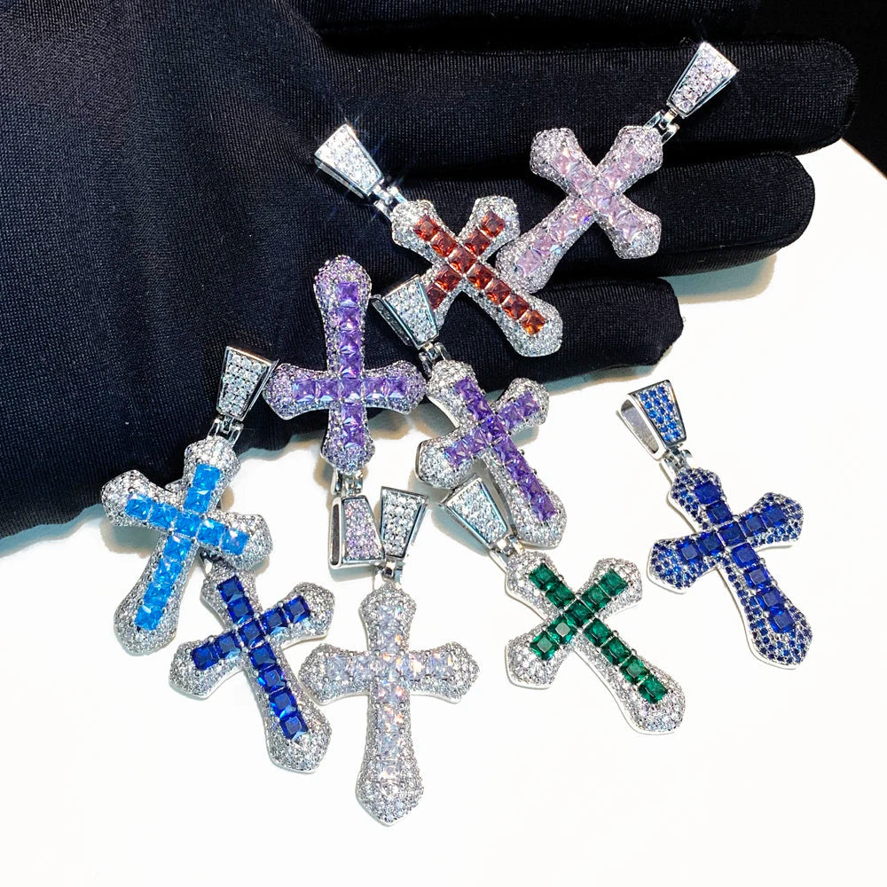 ICED OUT "CROSS" KETTE