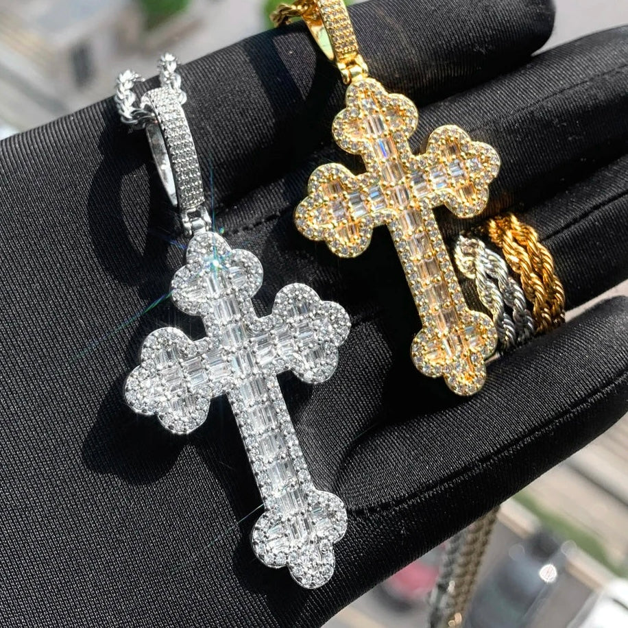 ICED OUT "CROSS V2" KETTE - ICERAIN JEWELRY