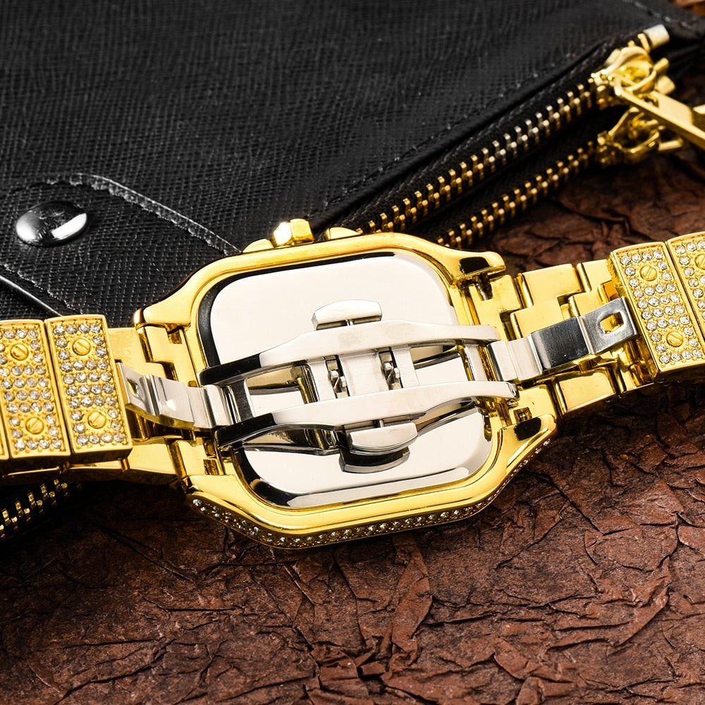 ICED OUT "PIAZZA" UHR - ICERAIN JEWELRY