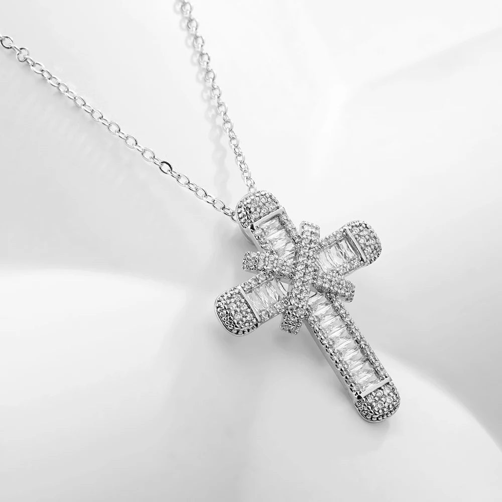 ICED OUT "CROSS V4" KETTE - ICERAIN JEWELRY