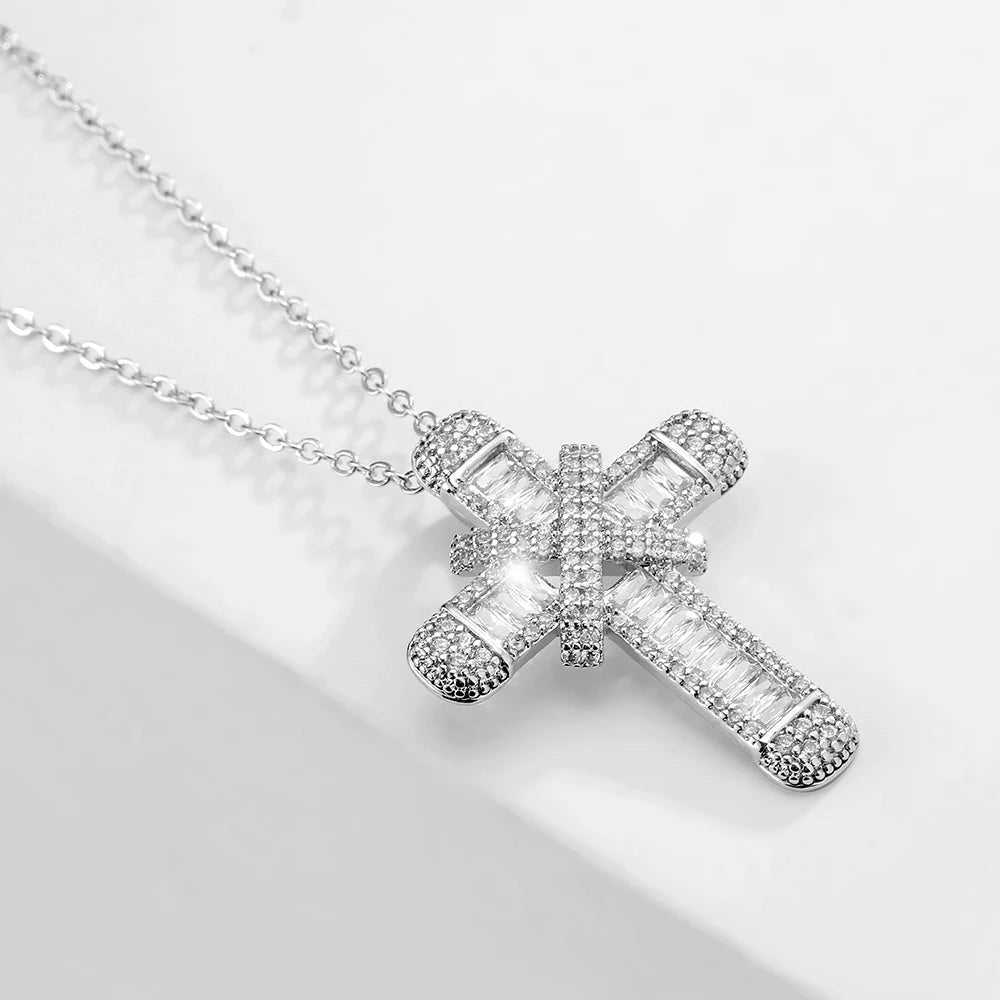 ICED OUT "CROSS V4" KETTE - ICERAIN JEWELRY