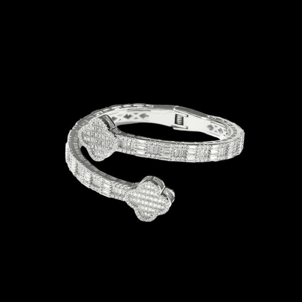 ICED OUT "CLOVER" ARMREIF - ICERAIN JEWELRY