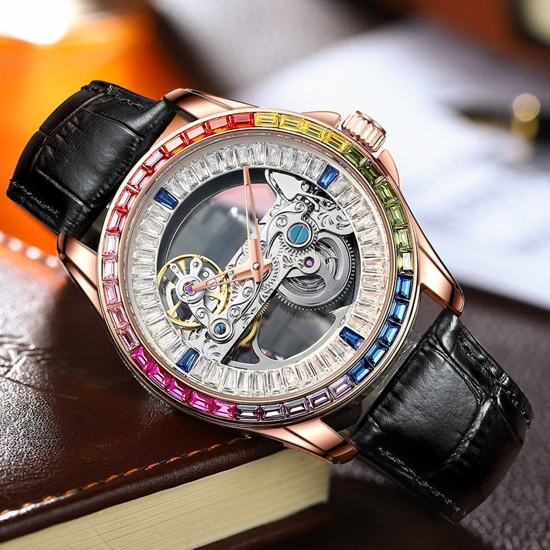 ICED OUT AUTOMATIK "MONTRANACO" UHR - ICERAIN JEWELRY