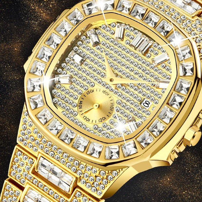 ICED OUT "FRACONO" UHR - ICERAIN JEWELRY