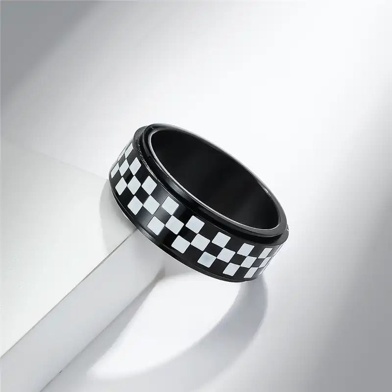 EDELSTAHL "RACE" RING - ICERAIN JEWELRY