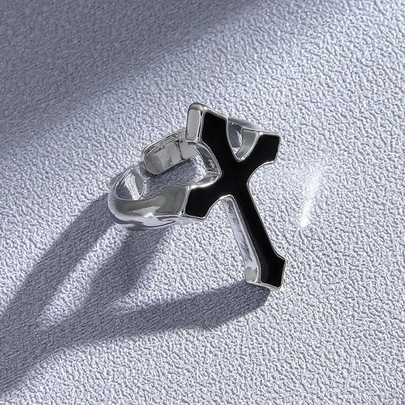 EDELSTAHL "CROSS V3" RING - ICERAIN JEWELRY