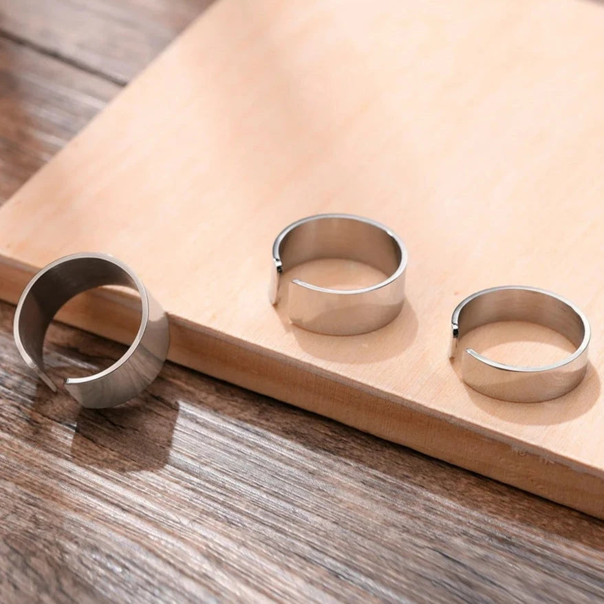 EDELSTAHL "BASICA" RING - ICERAIN JEWELRY