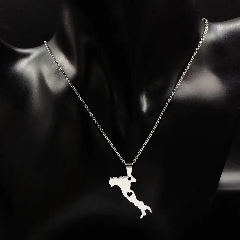 EDELSTAHL "ITALY V2" LÄNDERKETTE - ICERAIN JEWELRY