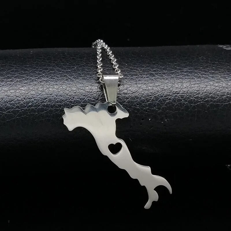 EDELSTAHL "ITALY V2" LÄNDERKETTE - ICERAIN JEWELRY