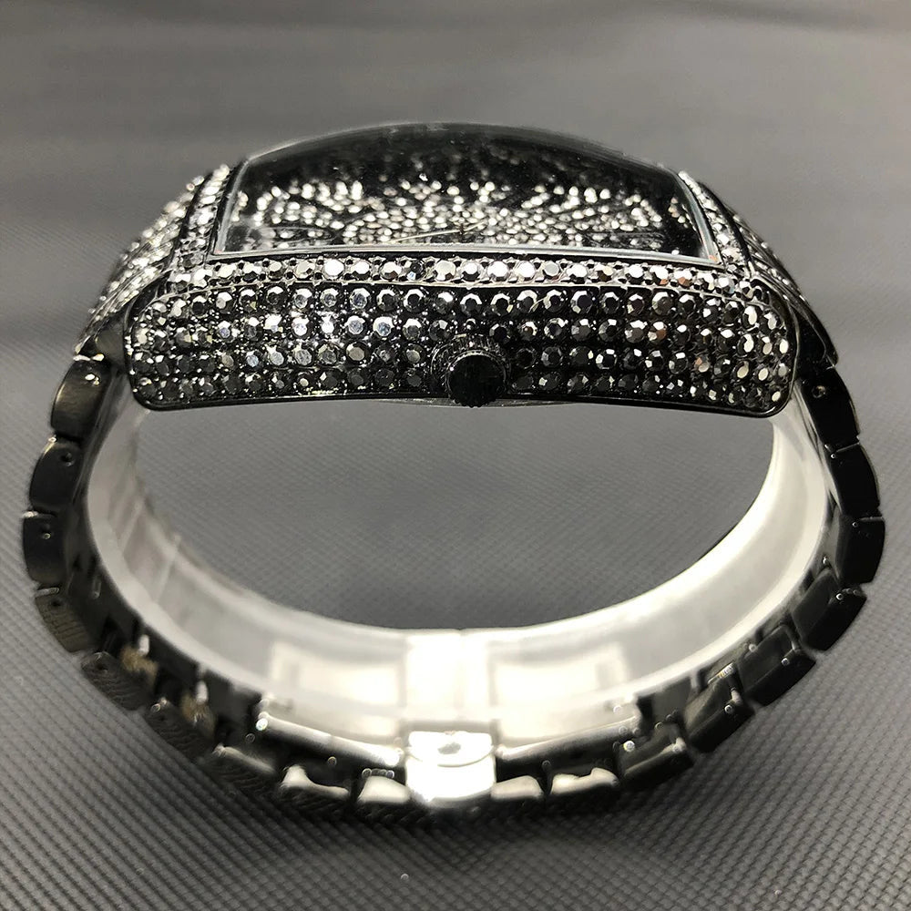 ICED OUT "TONNEAU" UHR