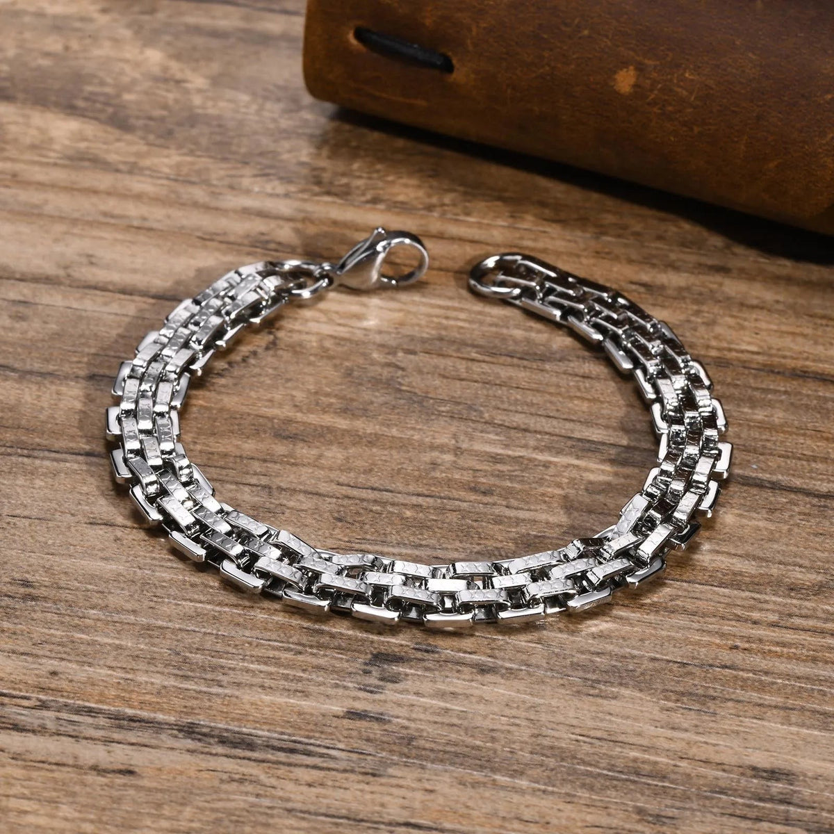 EDELSTAHL 8,8MM "LINK" ARMBAND - ICERAIN JEWELRY