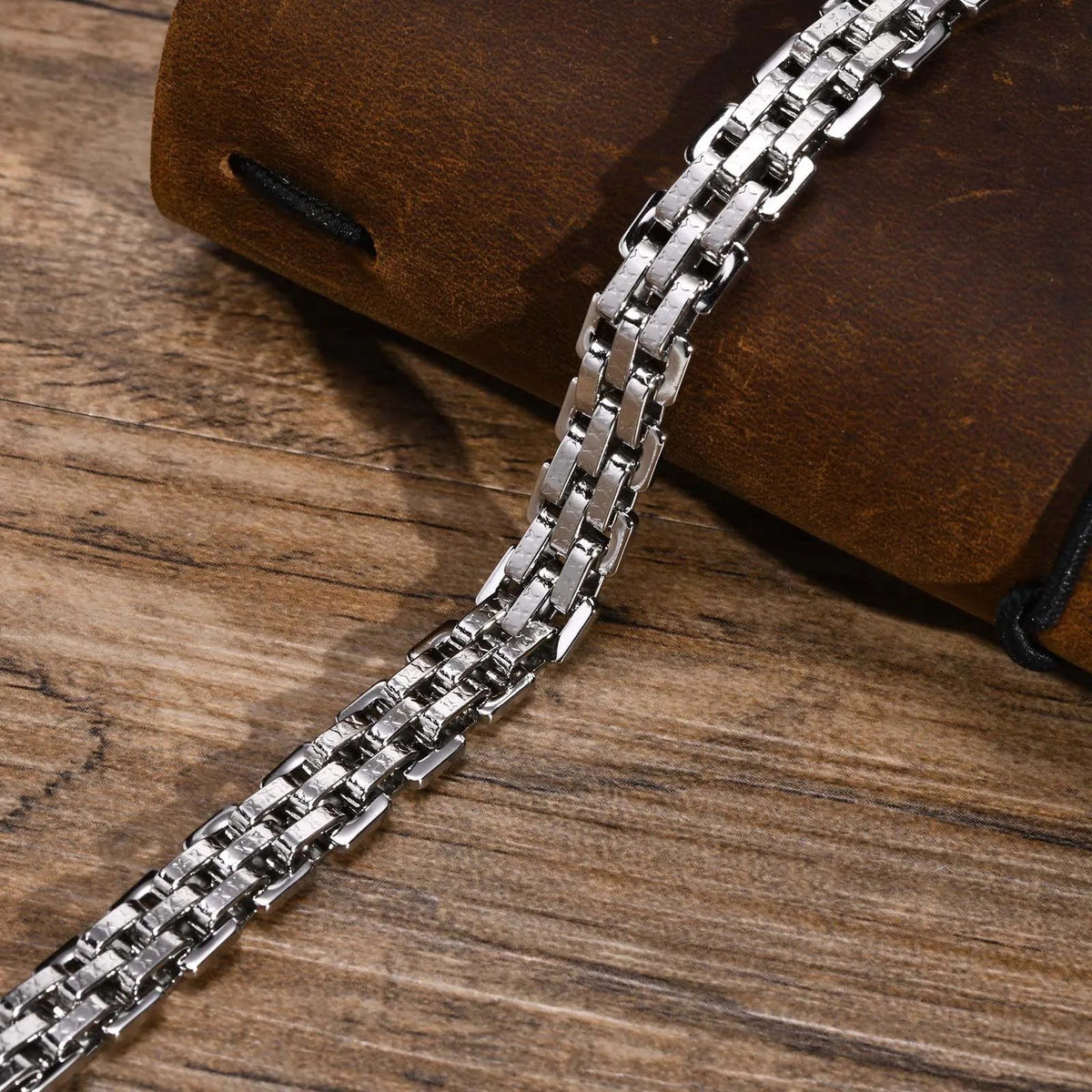 EDELSTAHL 8,8MM "LINK" ARMBAND - ICERAIN JEWELRY