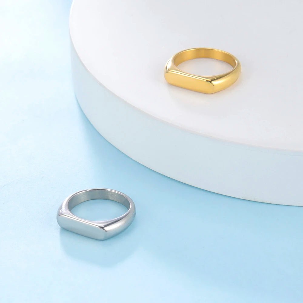 EDELSTAHL "SILVER ELSA" RING - ICERAIN JEWELRY
