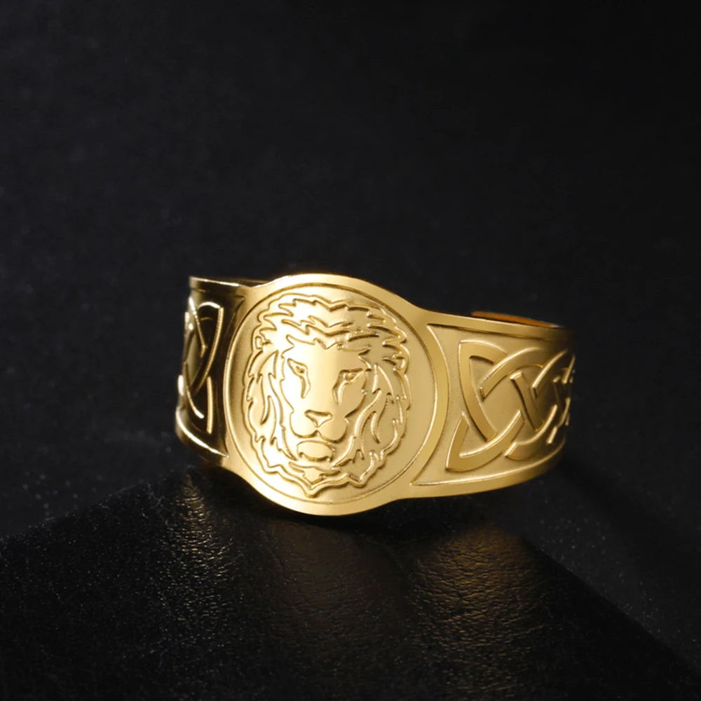 EDELSTAHL "LION" RING - ICERAIN JEWELRY