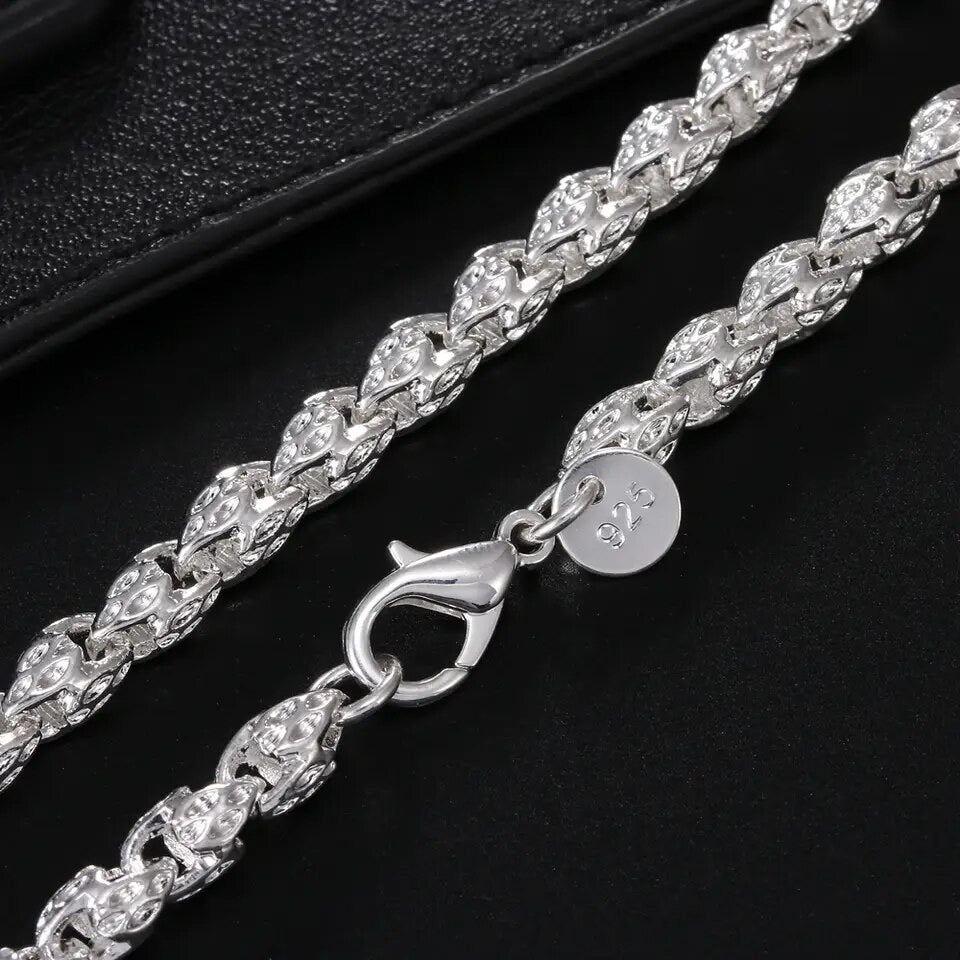 925S SILVER 5MM "FAUCET" KETTE - ICERAIN JEWELRY