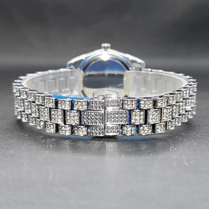 ICED OUT "DRESSOLO" UHR - ICERAIN JEWELRY