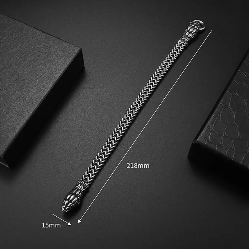 EDELSTAHL "SNAKE" ARMBAND - ICERAIN JEWELRY