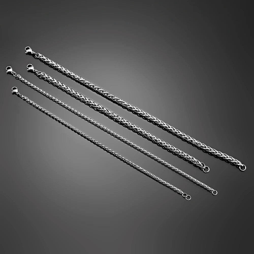 EDELSTAHL 3MM "CURB" ARMBAND - ICERAIN JEWELRY