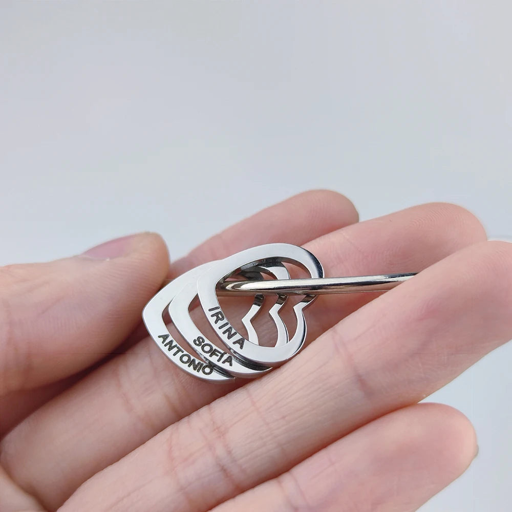 PERSONALISIERTES EDELSTAHL "RING" ARMBAND - ICERAIN JEWELRY