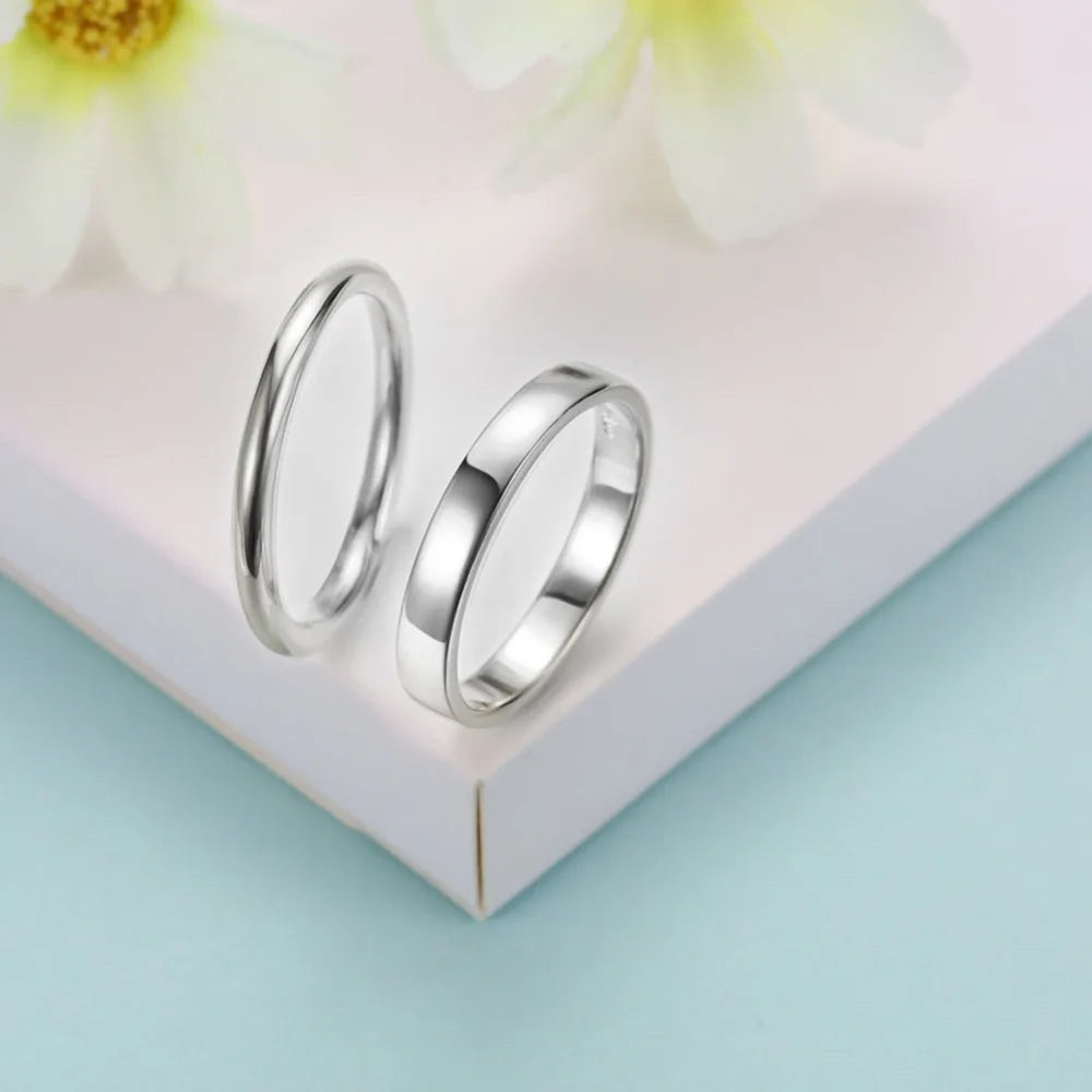 PERSONALISIERTER 925S SILVER "ENGAGEMENT" RING - ICERAIN JEWELRY