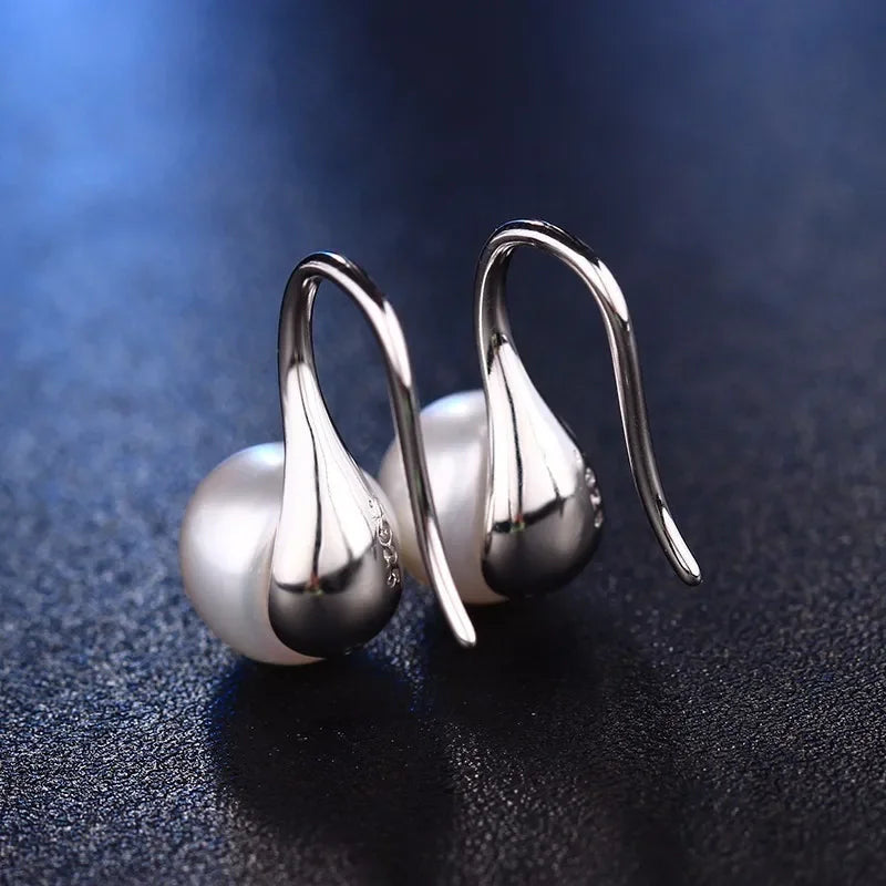 925S SILVER "PEARL V2" OHRRINGE - ICERAIN JEWELRY