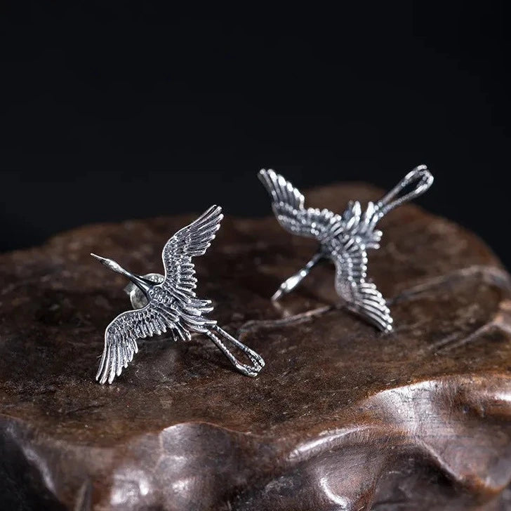 925S SILVER "EAGLE" OHRRINGE - ICERAIN JEWELRY