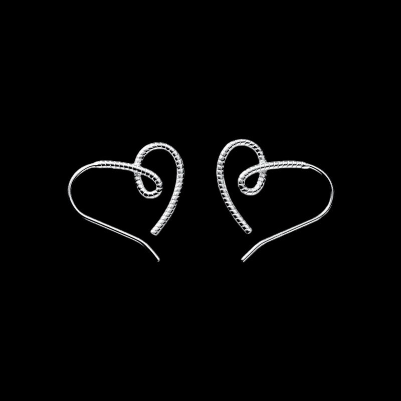 925S SILVER "HEART V2" OHRRINGE - ICERAIN JEWELRY