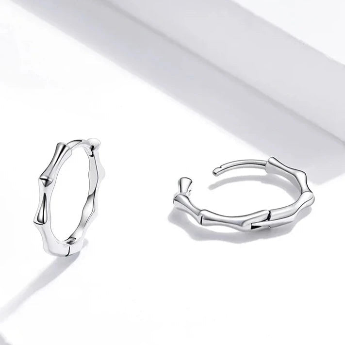 925S SILVER "AUTHENTIC" OHRRINGE - ICERAIN JEWELRY