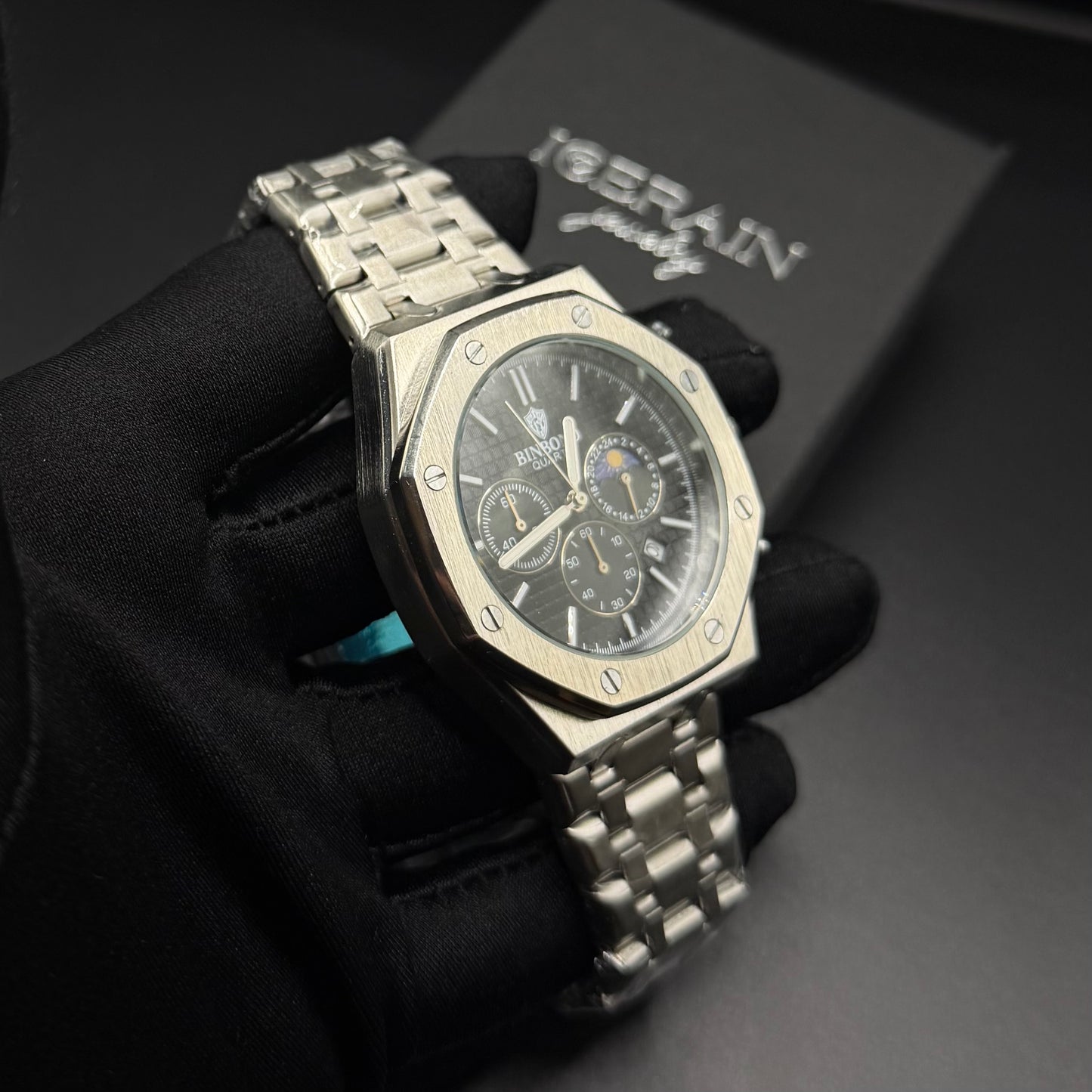 EDELSTAHL "FREDOXER" UHR - ICERAIN JEWELRY