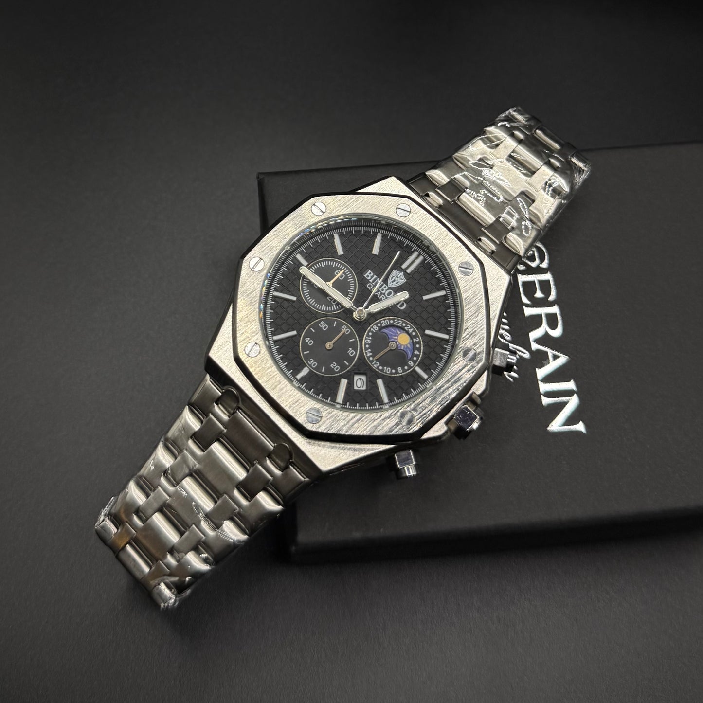 EDELSTAHL "FREDOXER" UHR - ICERAIN JEWELRY