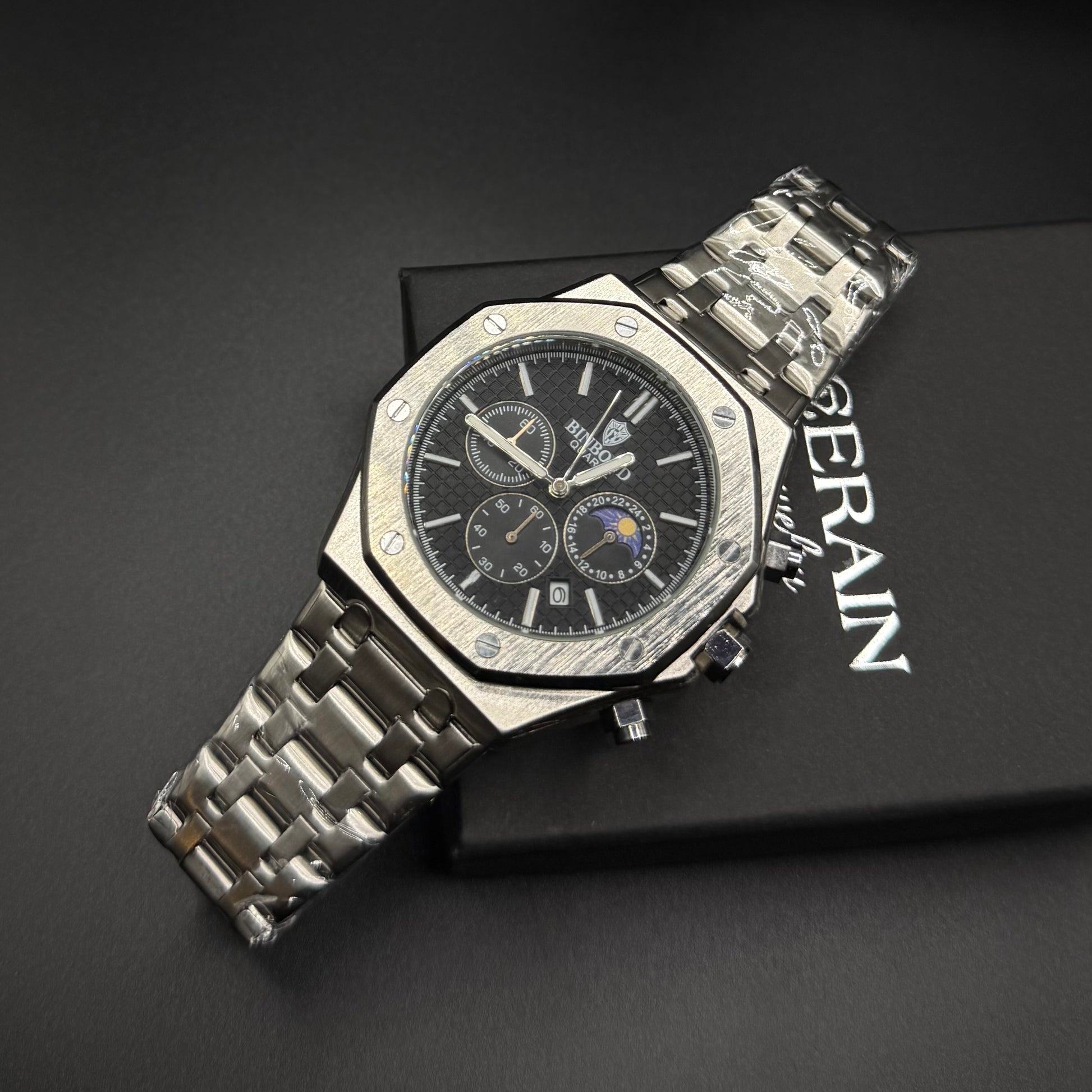 EDELSTAHL "FREDOXER" UHR - ICERAIN JEWELRY