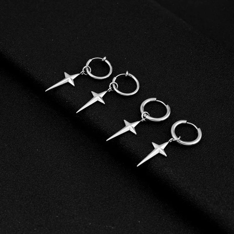 EDELSTAHL "CROSS V2" OHRRINGE - ICERAIN JEWELRY