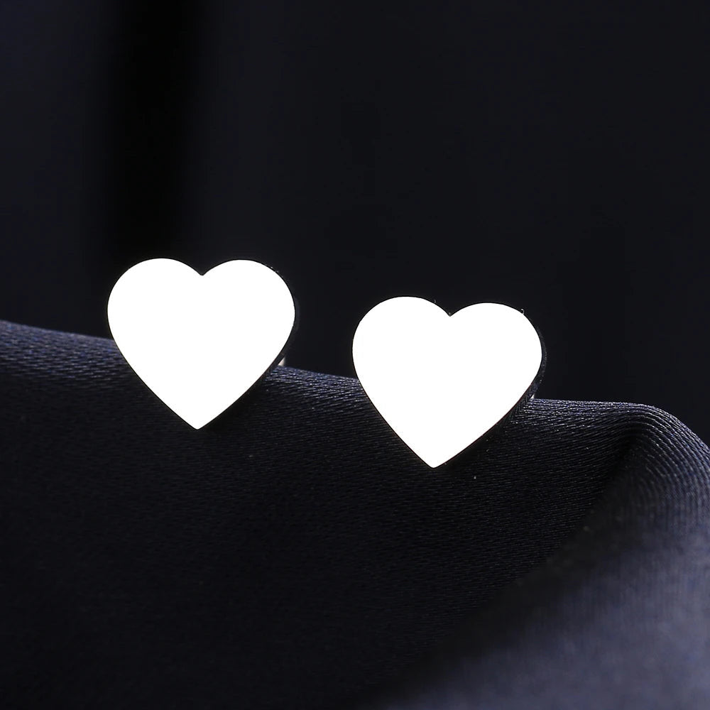 EDELSTAHL "HEART" OHRRINGE - ICERAIN JEWELRY