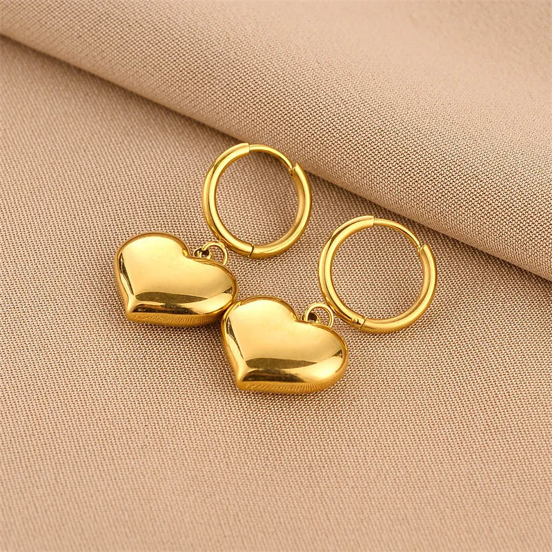 EDELSTAHL "HEART V5" OHRRINGE - ICERAIN JEWELRY