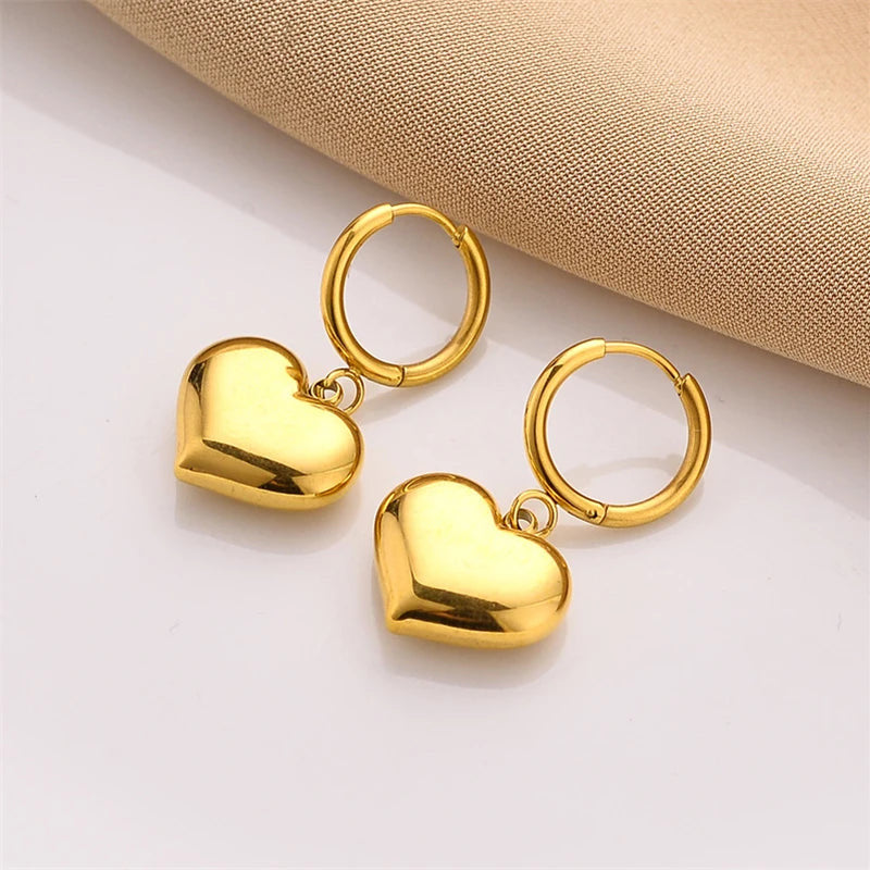 EDELSTAHL "HEART V5" OHRRINGE - ICERAIN JEWELRY