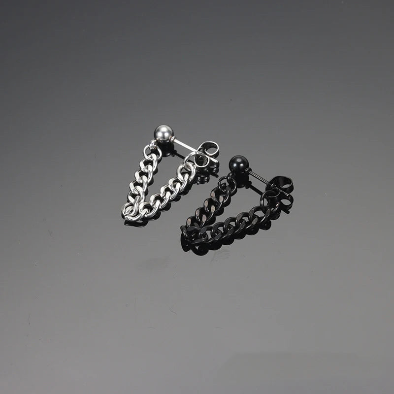 EDELSTAHL "CUBAN" OHRRINGE - ICERAIN JEWELRY