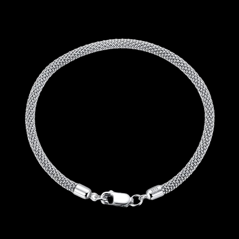 925S SILVER 3MM "POPCORN" ARMBAND - ICERAIN JEWELRY