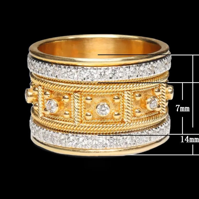 ICED OUT "GOLDEN CIRCLE" RING - ICERAIN JEWELRY