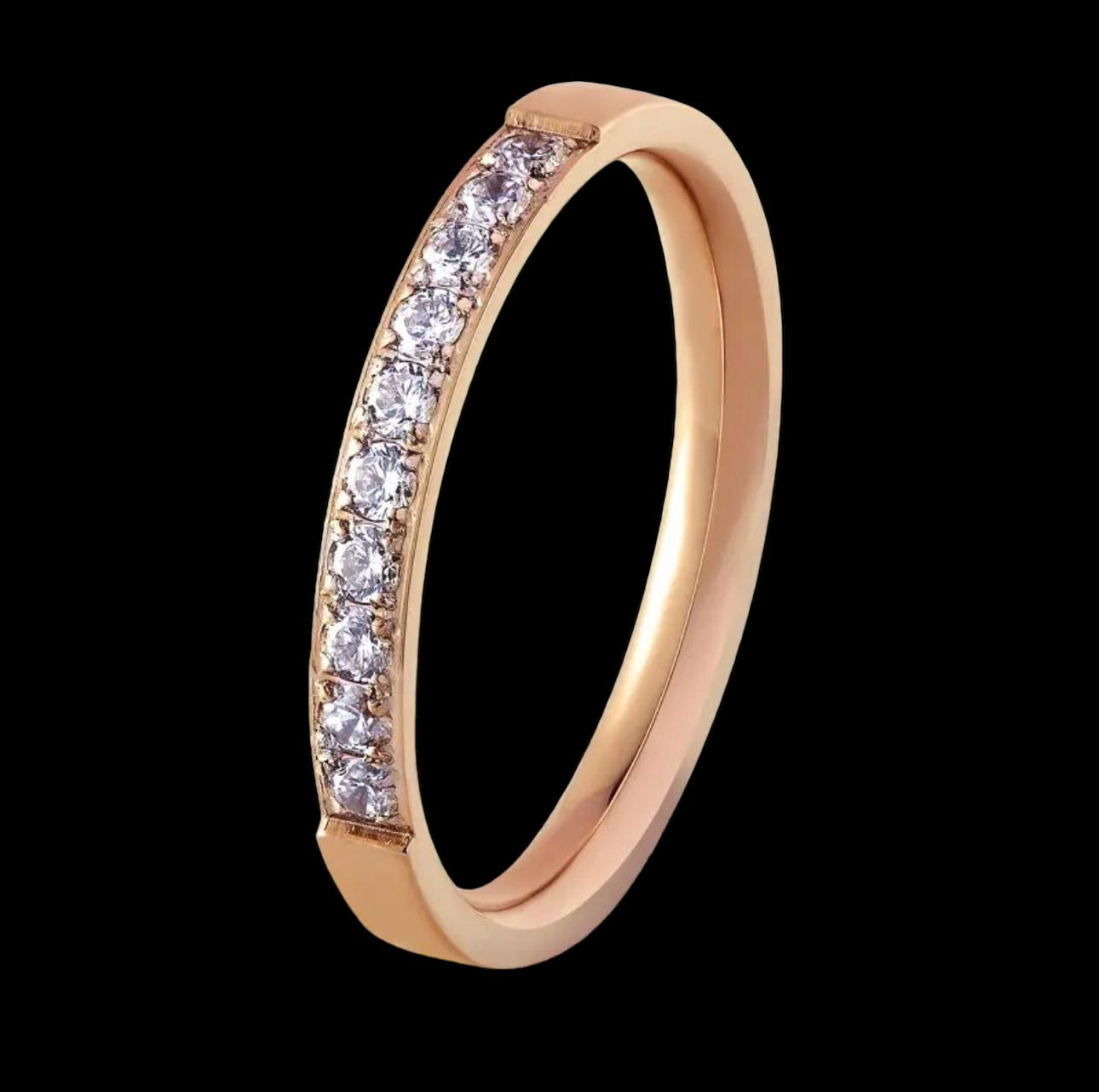 ICED OUT "ROSEGOLD CRISTALLO" RING - ICERAIN JEWELRY