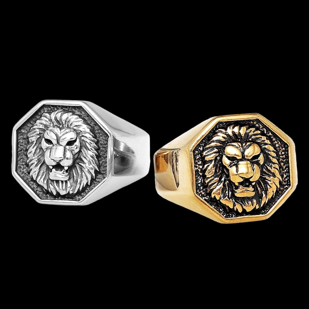 EDELSTAHL "LION V2" RING - ICERAIN JEWELRY