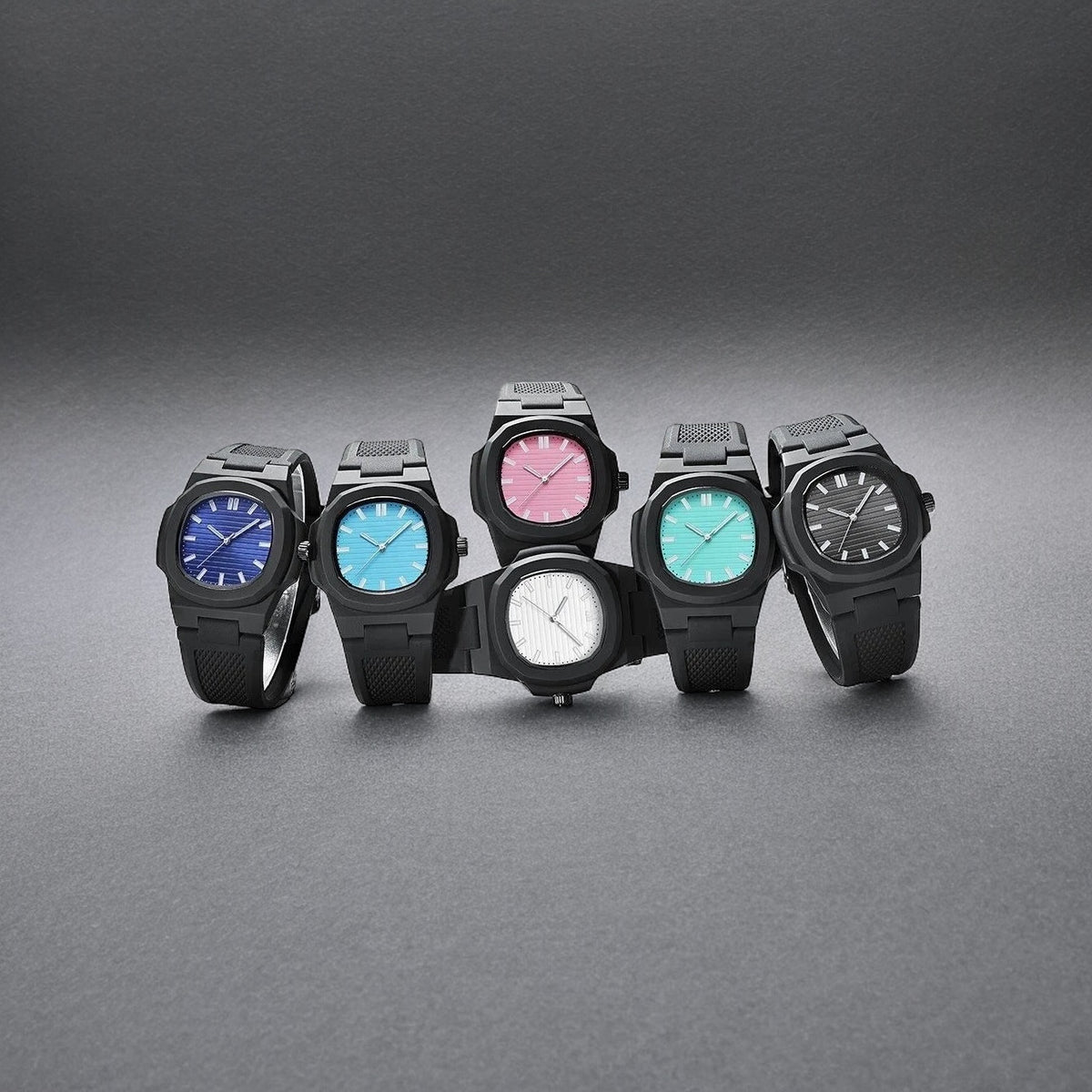 EDELSTAHL "BLACK WRIST" UHR - ICERAIN JEWELRY