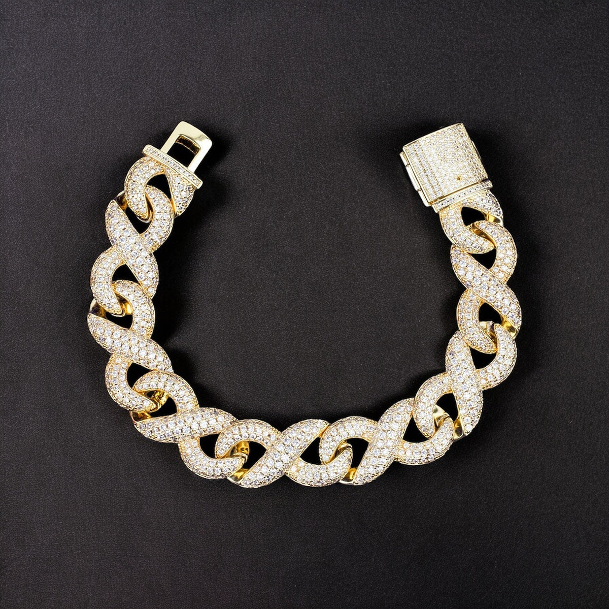 ICED OUT "CUBAN INFINITY" ARMBAND - ICERAIN JEWELRY