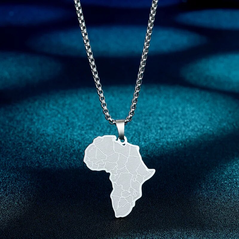 Luxus Edelstahl "Africa V2" Länderkette