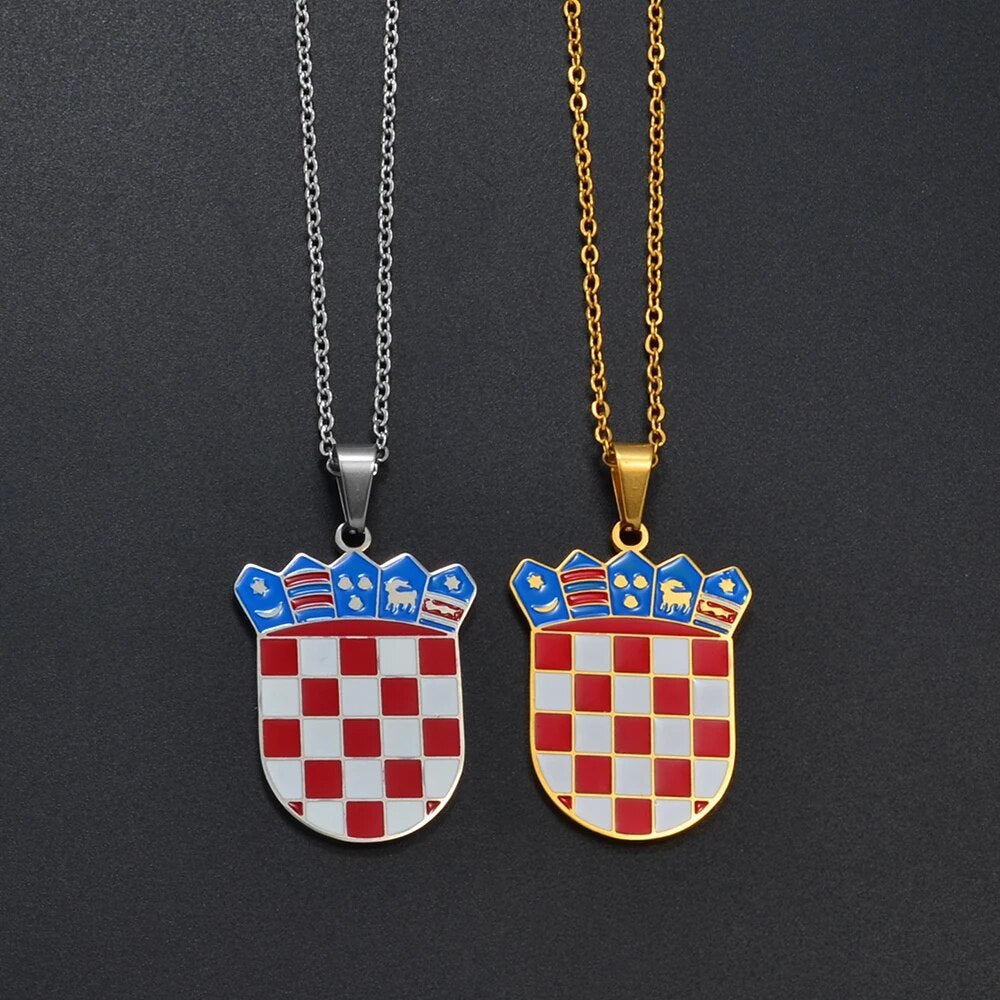 Luxus Edelstahl "Croatia V3" Länderkette