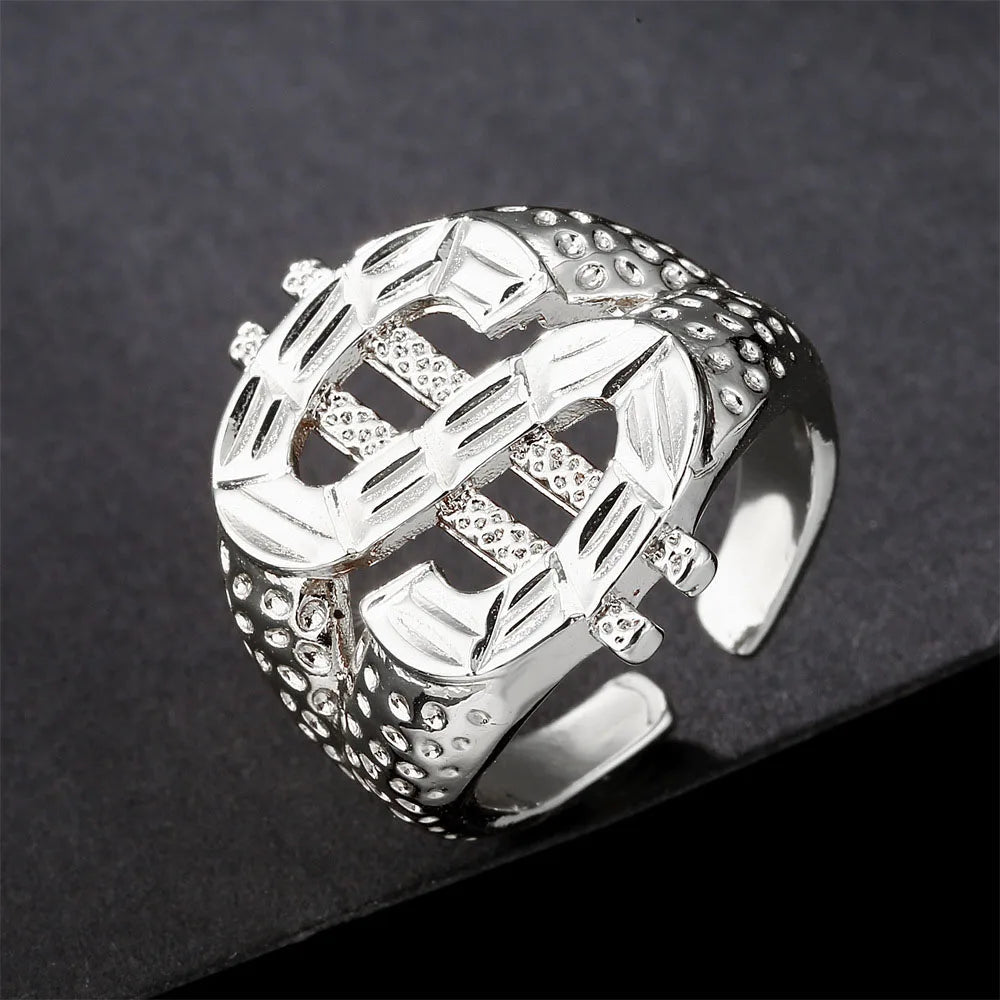 EDELSTAHL "SILVER DOLLAR" RING - ICERAIN JEWELRY