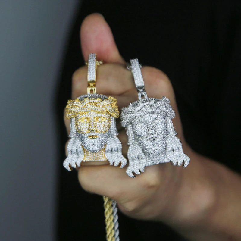 Luxus Iced Out "Jesus" Kette