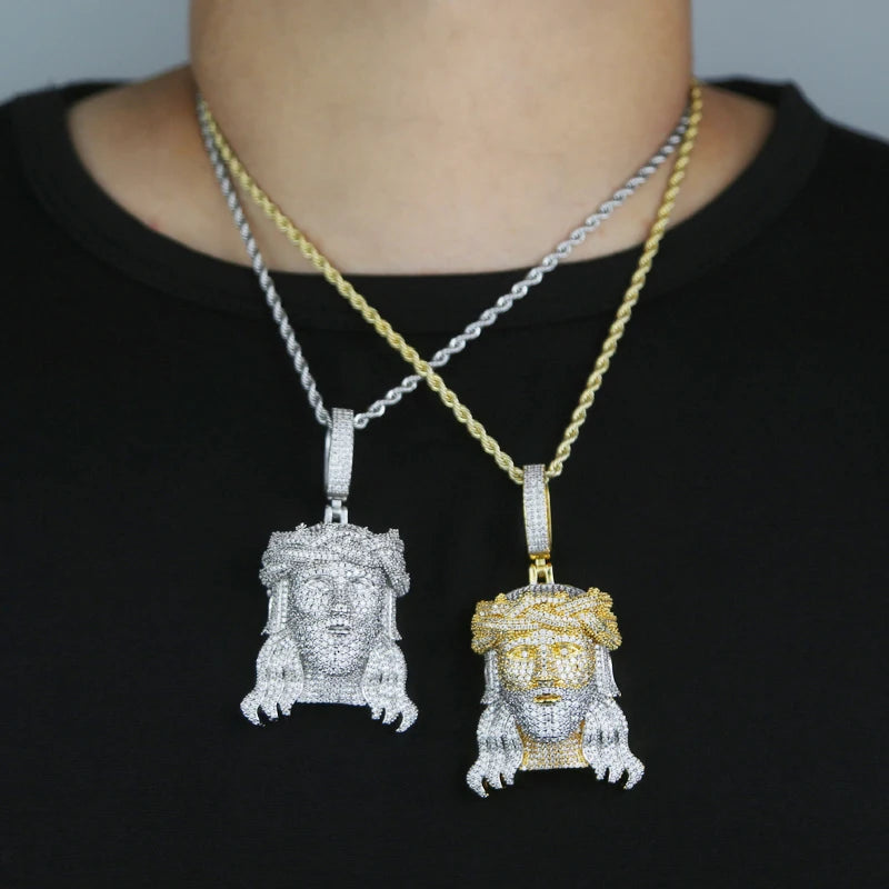 Luxus Iced Out "Jesus" Kette