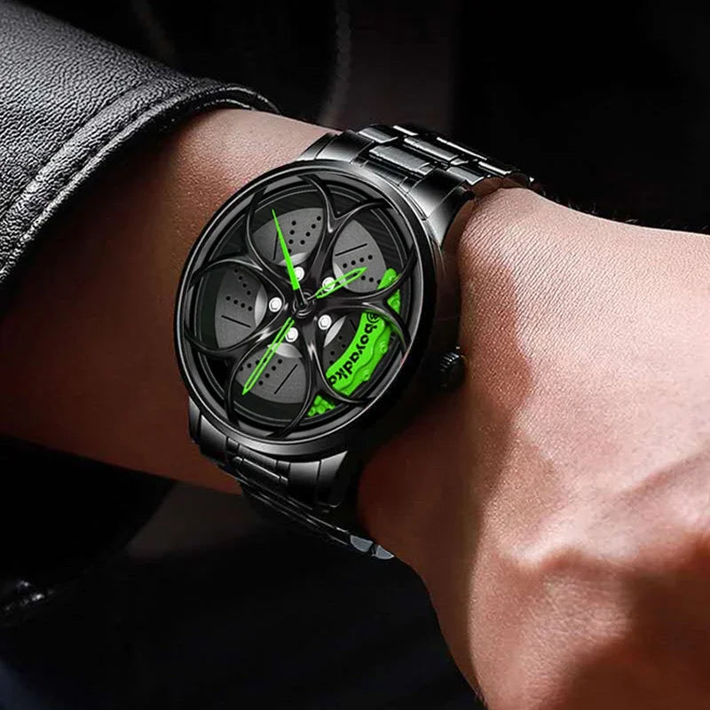 Luxus Sport "Quadrifoglio" Felgen Uhr